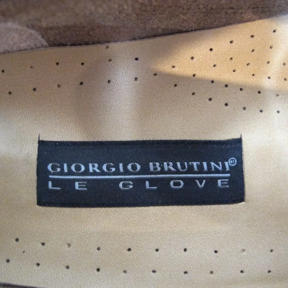 Giorgio‎ Brutini Le Glove Brown Leather Woven Tassel Loafers Men's Size 12D - Picture 8 of 11